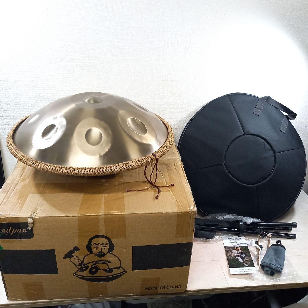 未使用◎handpan 432Hz 10ノート スチールドラム ハンドドラム