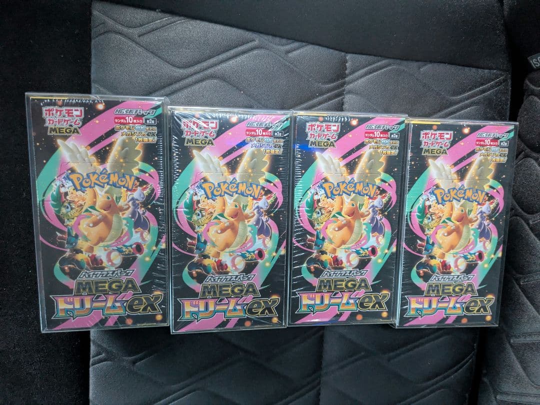 ポケモンカード MEGAドリームex ハイクラスパック4BOX　シュリンク付き
