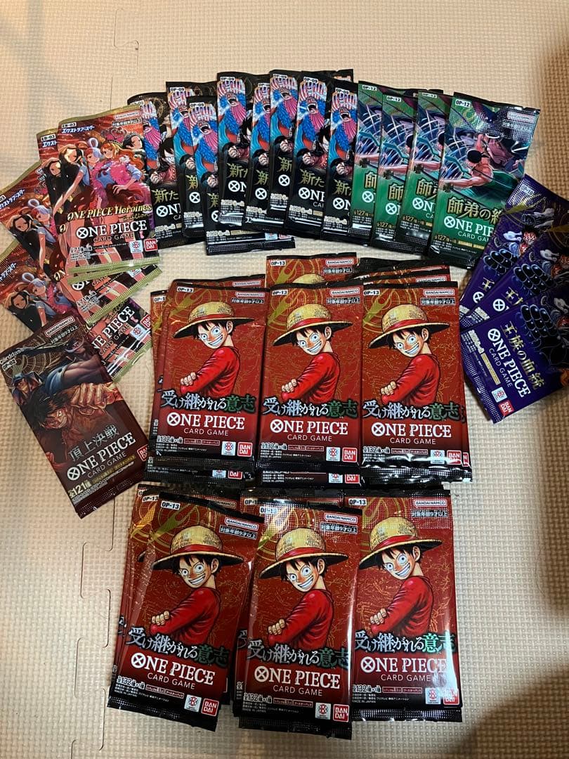 ワンピースカード　受け継がれる意志　未開封60パック　おまけ20パック 抽選】ONE PIECE カードゲーム 「受け継がれる意志」 抽選販売のご案内