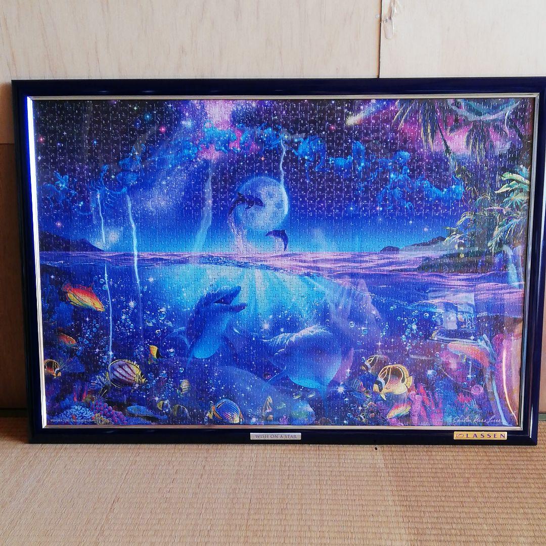 2016ピース 光るジグソーパズル  ラッセン 星に願いを Amazon.co.jp: 500ピース 光るジグソーパズル めざせ! パズルの達人