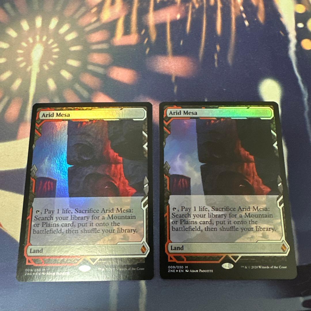 【バラ売り可】MTG 乾燥台地 ZNE 英語 foil 2枚セット バラ売り可】MTG 乾燥台地 ZNE 英語 foil 2枚セット EX+]乾燥台地/Arid