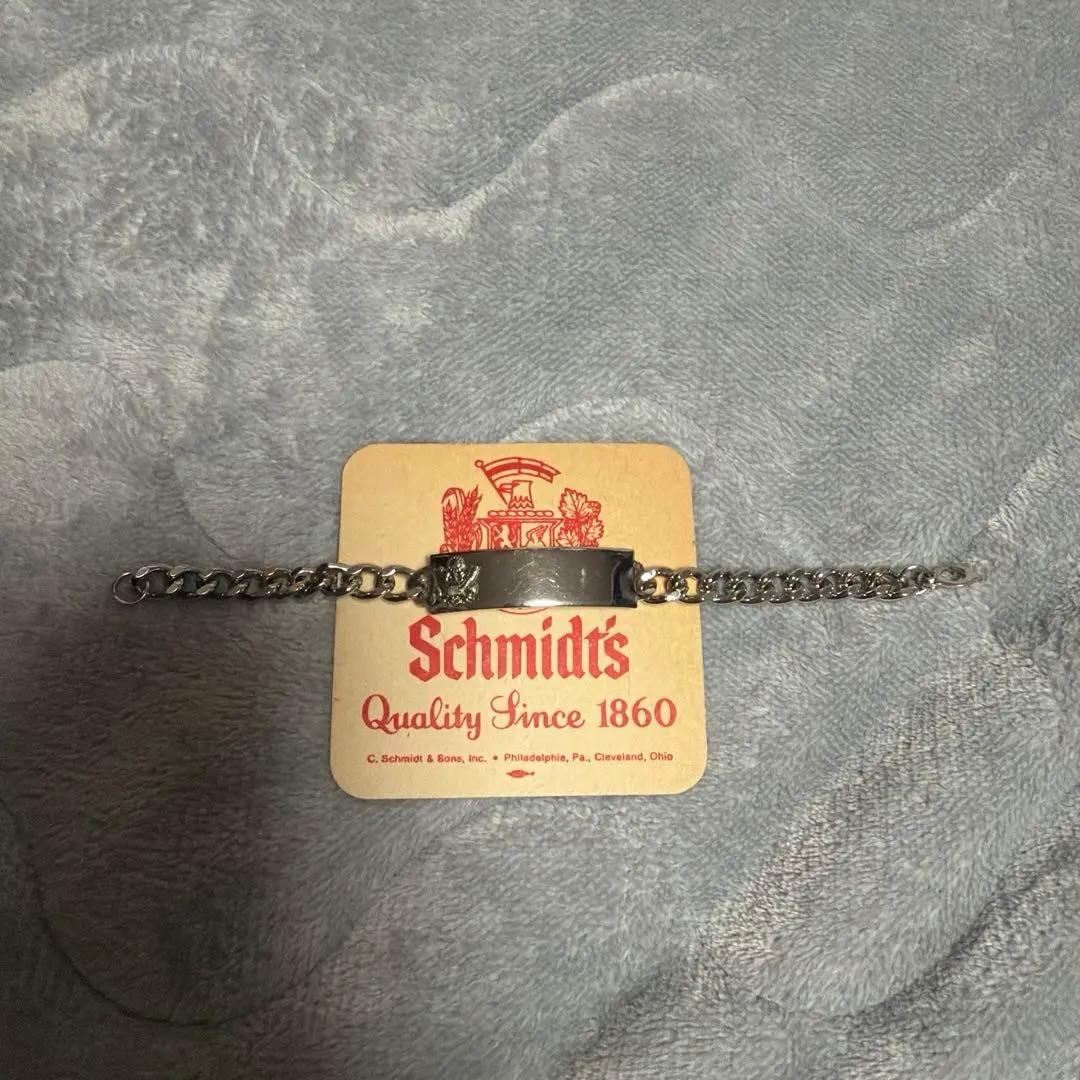 60s US ARMY ヴィンテージ ミリタリー シルバーIDブレスレット