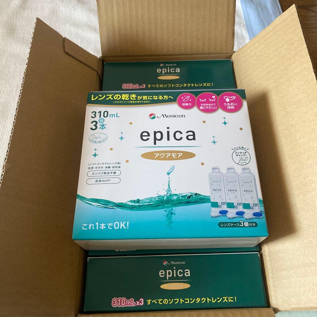 メニコン　エピカ　アクアモア　6ケース　18本 楽天市場】メニコン エピカ アクアモア310ml×6本セット(コンタクト