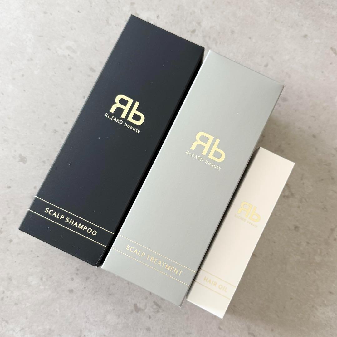 ReZaRD beauty スカルプシャンプー＆トリートメント ヘアオイル付き>