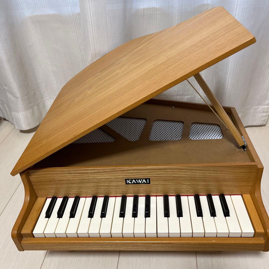 KAWAI グランドピアノ 木製　ミニ カワイ グランドピアノ（ナチュラル＜木目＞:1144）32鍵 ピアノ ミニ