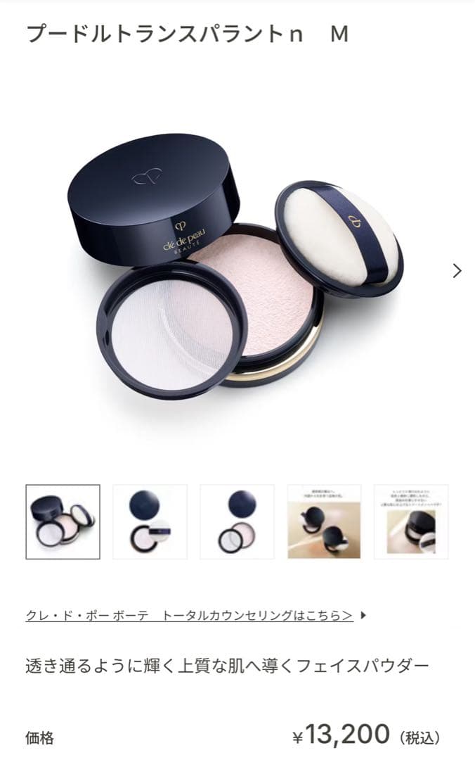 【公式】クレ・ド・ポーボーテ　プードルトランスパラントn M １ライト