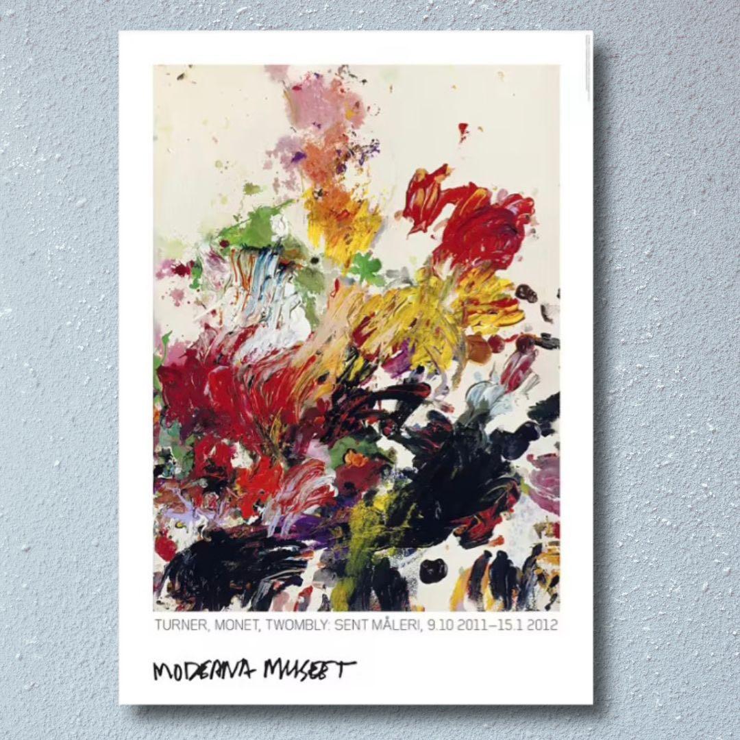 スウェーデン限定 画家『サイ・トゥオンブリー Cy Twombly』ポスター