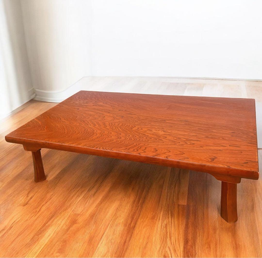 【美品①】高級 折り畳み座卓 昭和レトロ アンティーク 職人手作り ちゃぶ台