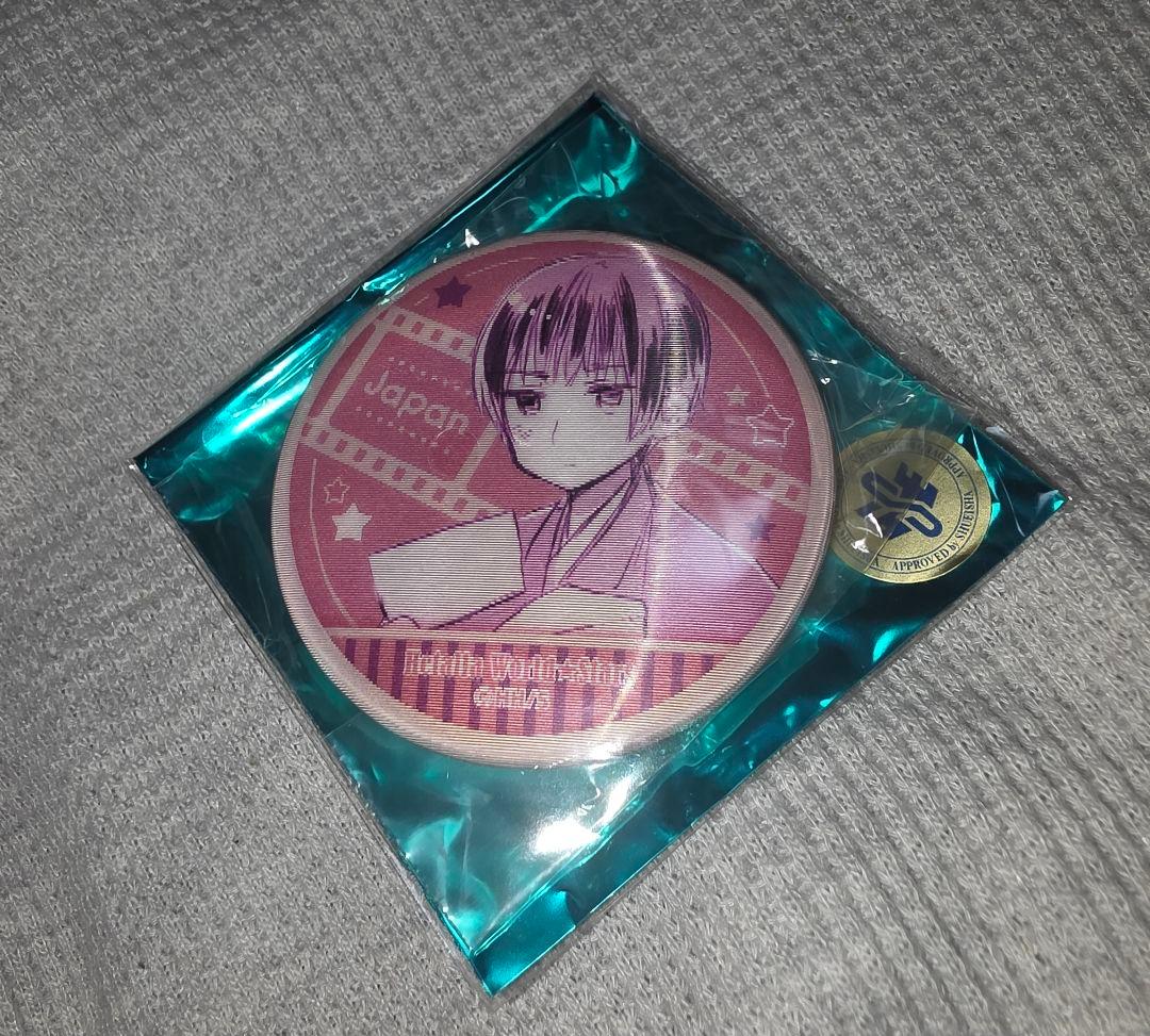 ヘタリア アニメガ限定 チェンジング缶バッジ 日本