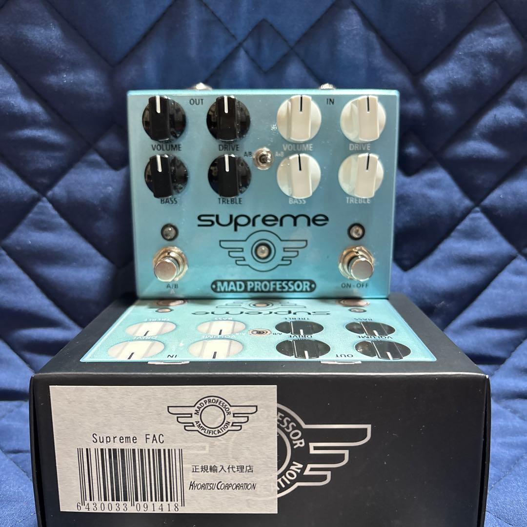 ギター mad professor supreme 2in1 overdrive