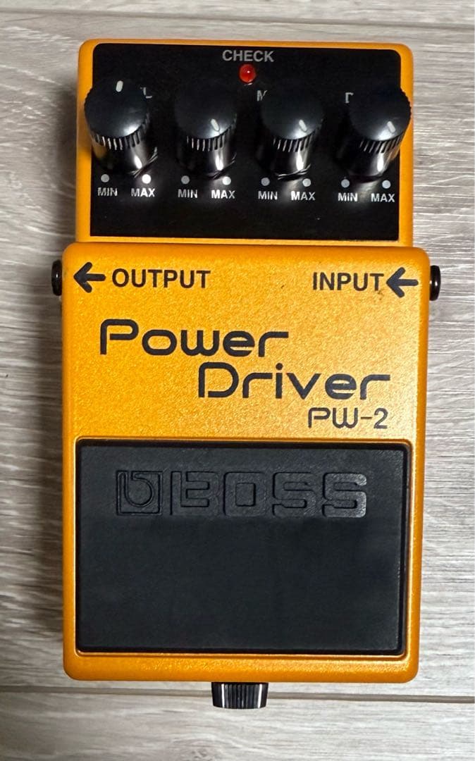 BOSS パワー ドライバー PW-2 ギターエフェクター Boss PW-2 Power Driver - Pedal on ModularGrid