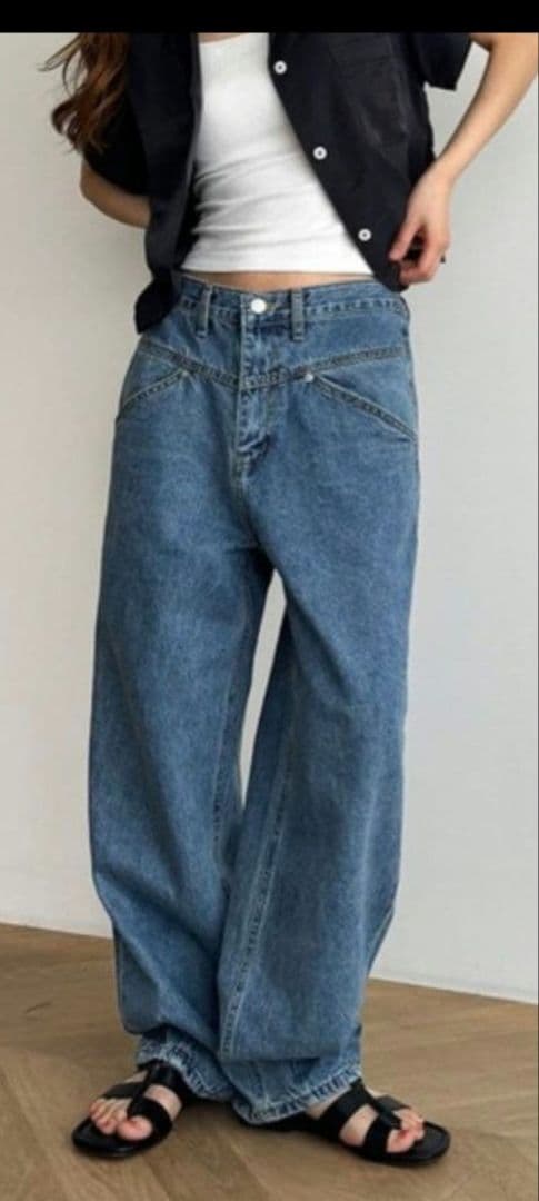 CANAL JEAN El mar　ヨークデニムパンツS キャナルジーン CANAL JEAN El mar ヨークデニムパンツ （インディゴ