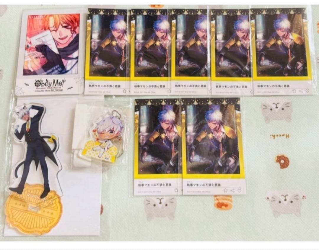 おべいみー　マモン　チェキ8枚　アクスタ　アクキー