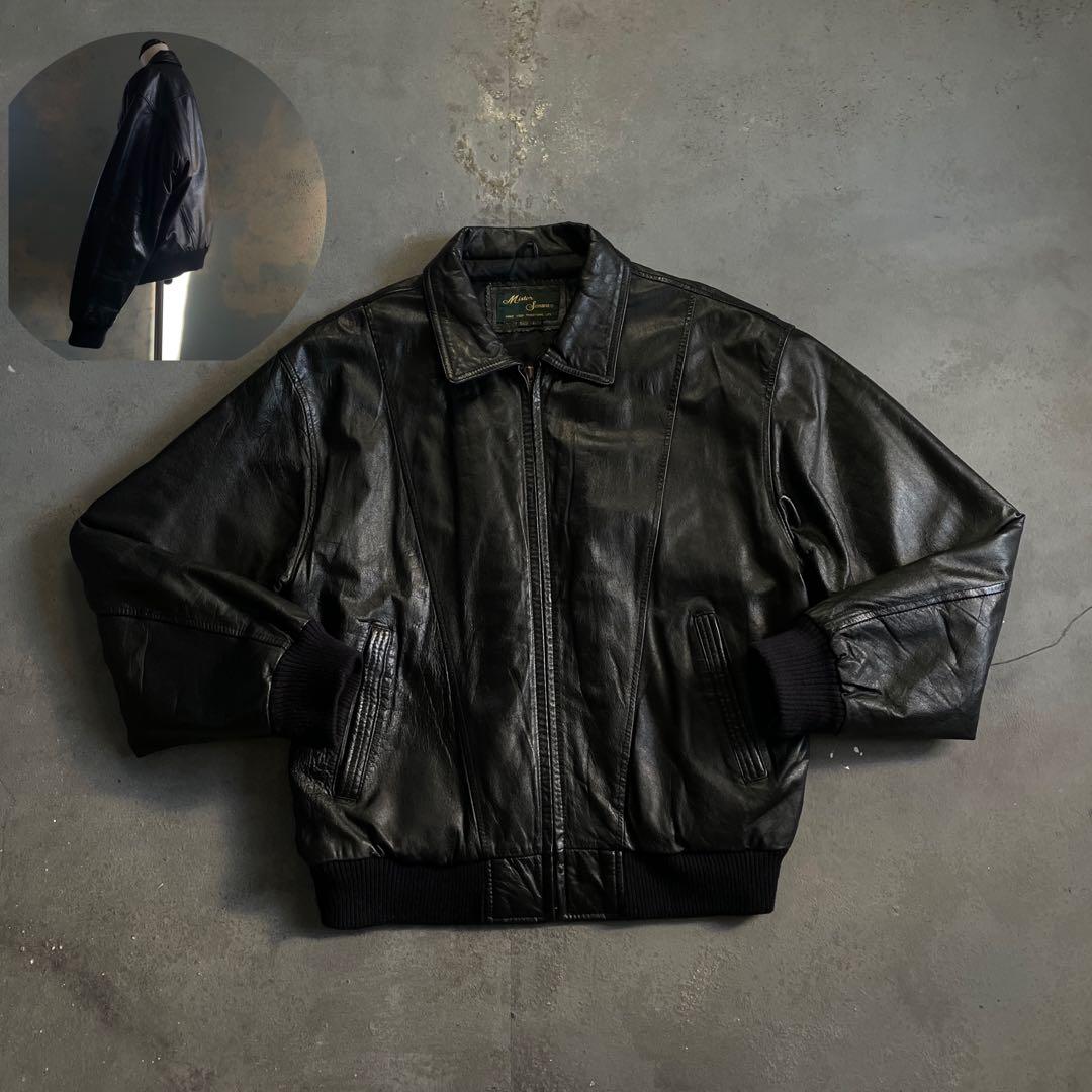 type A-2“authentic“牛革 “短丈“bomber jacket