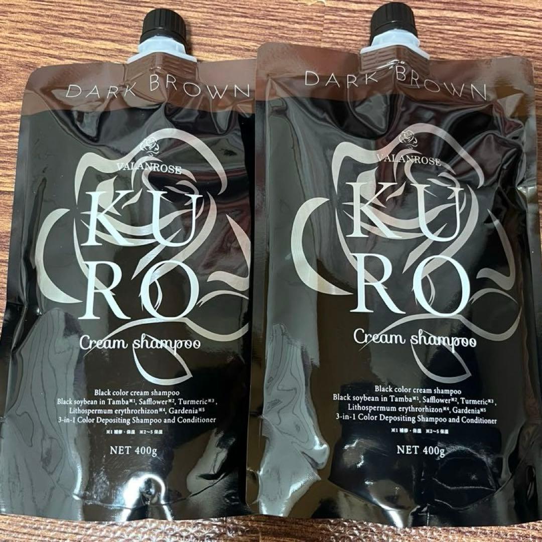 カラーリング・白髪染め VALANROSE KURO cream shampoo