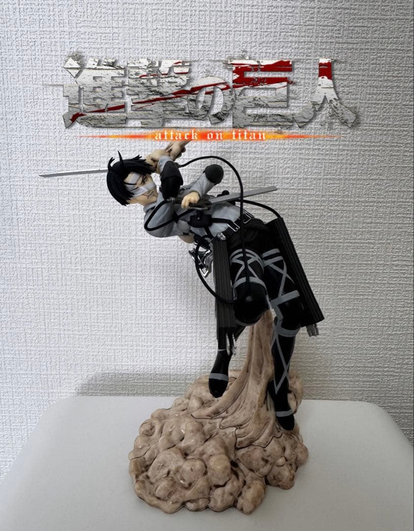 箱無し】進撃の巨人 一番くじ 地ならし リヴァイ フィギュア - メルカリ