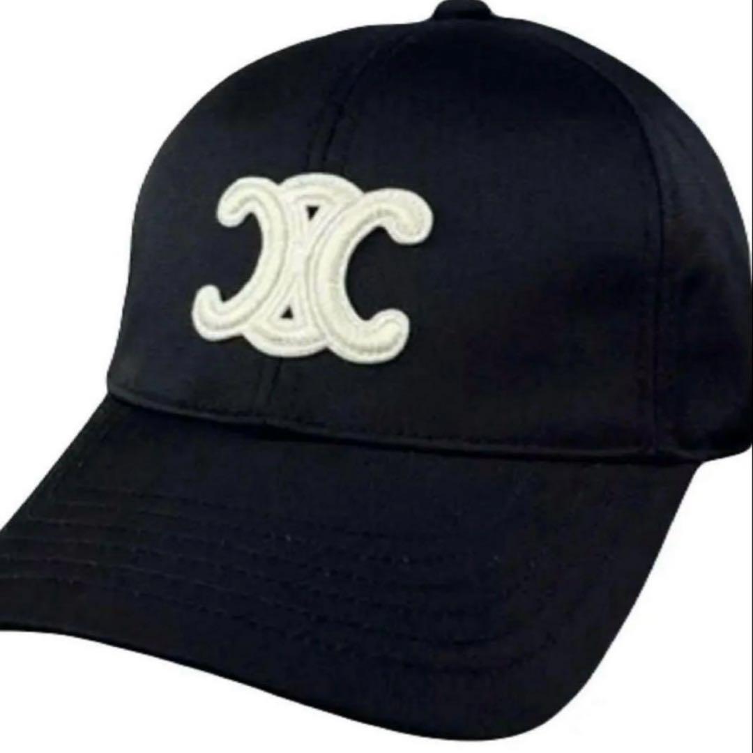 新品未使用　セリーヌ　CELENE キャップ　ブラック　黒　M タグ付　帽子