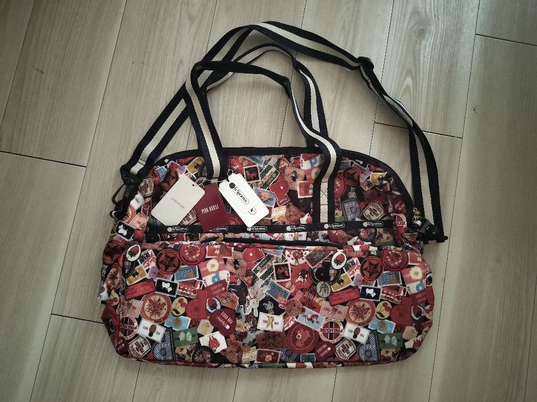 LeSportsac PINKHOUSE コラボ 　旅行バッグ　タグ付未使用品