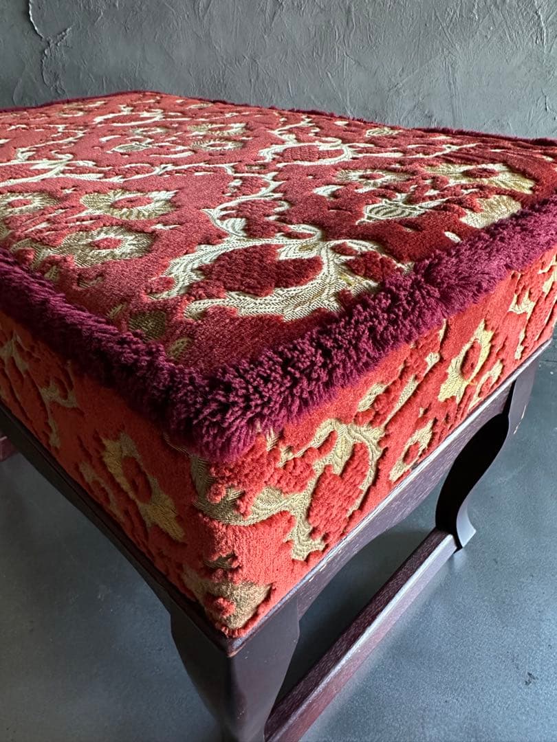 お値下げ‼️ヴィンテージ スツール ベンチ 金華織のような