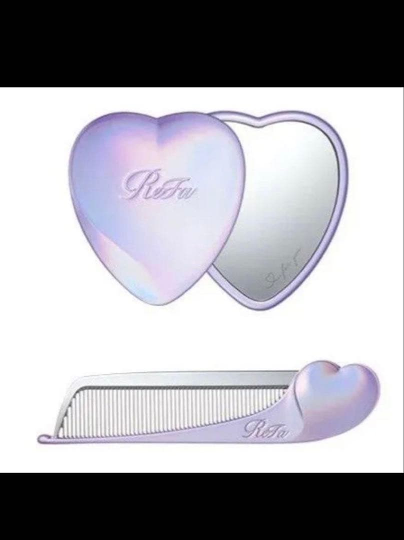 新品未開封 リファ ReFa ハートコーム ハートミラー シルキーパープル　会員 新品未開封 ReFa VIP 会員限定 ハートコーム ミラー シルキーパープル