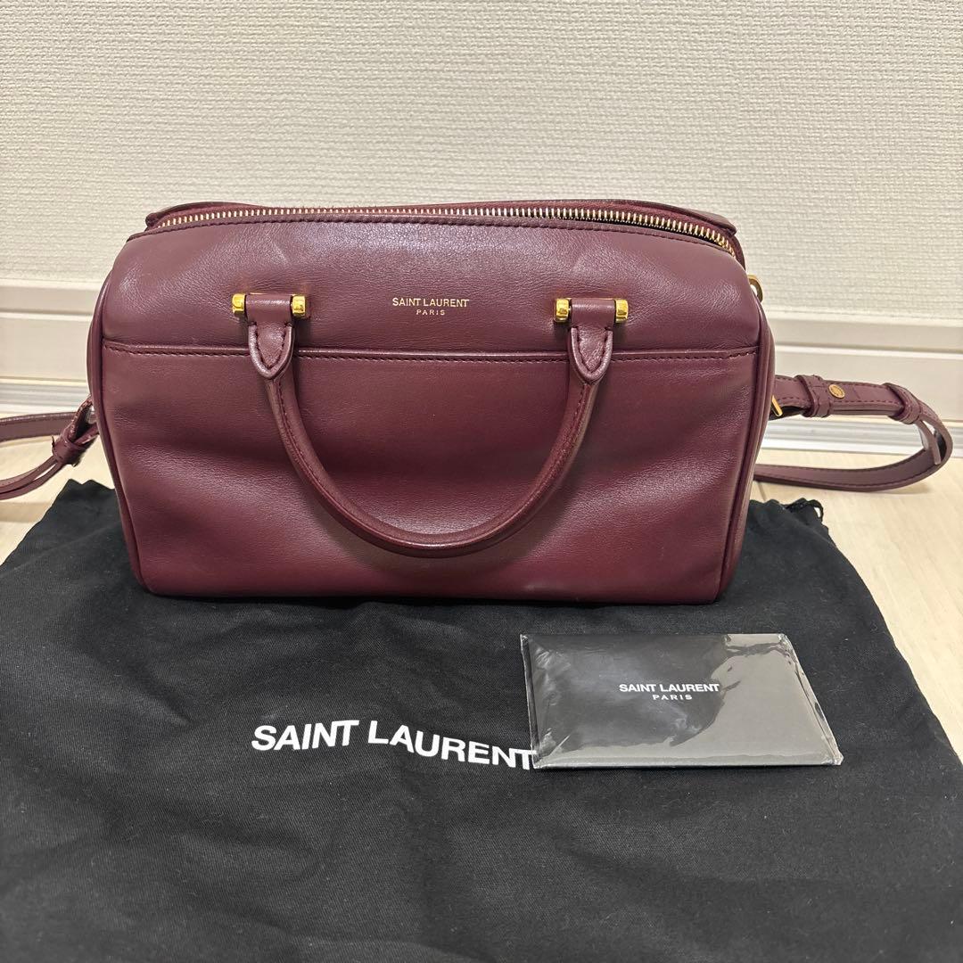 ベイビーダッフル SAINTLAURENT ワインレッド 飯能本店］SAINT LAURENT サンローラン ベイビーダッフル ※ストラップ