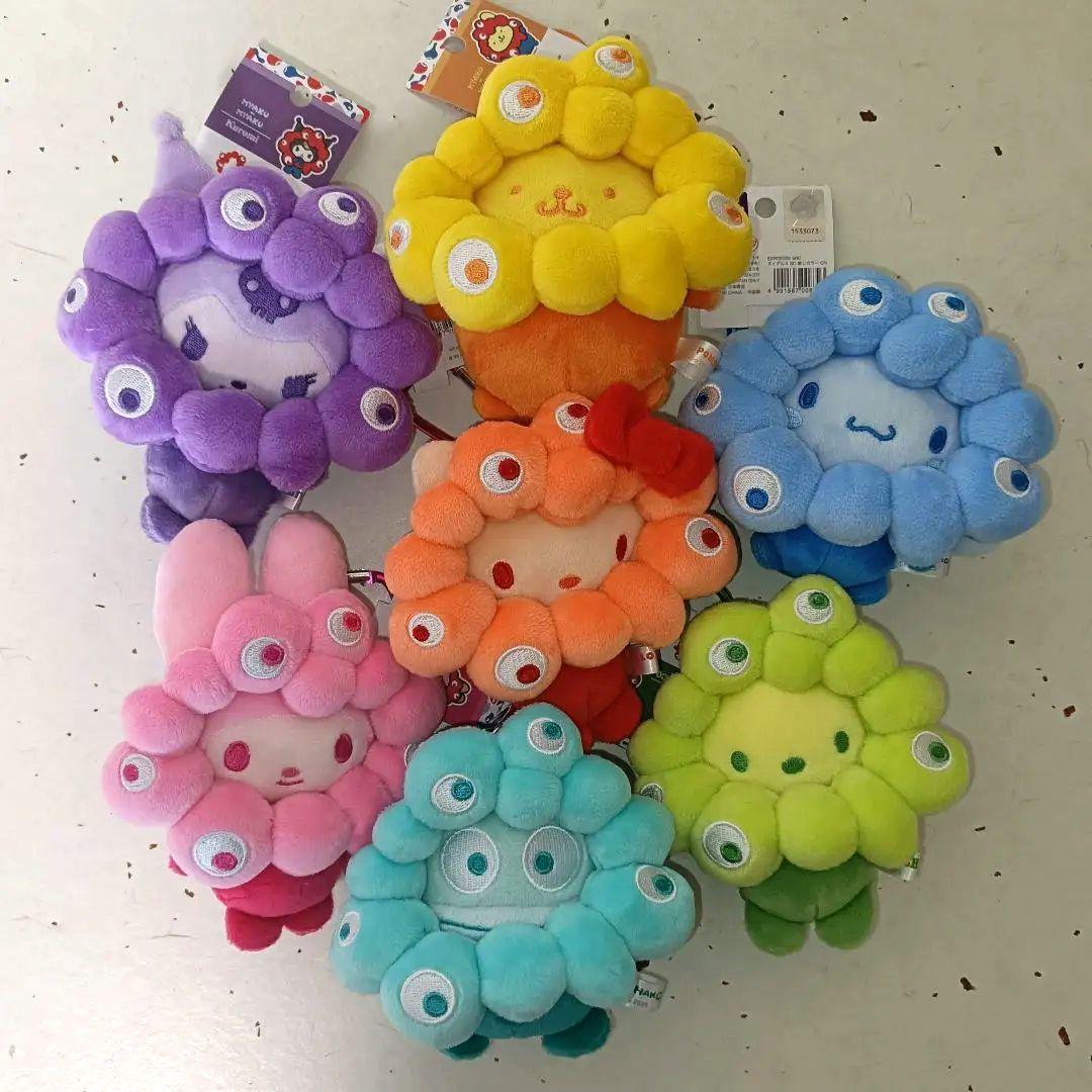 サンリオ　推しカラーミャクミャクカラビナ付ぬいぐるみBC 全7種セット サンリオミャクミャクなりきりぬいぐるみカラビナ 推しカラー 7種