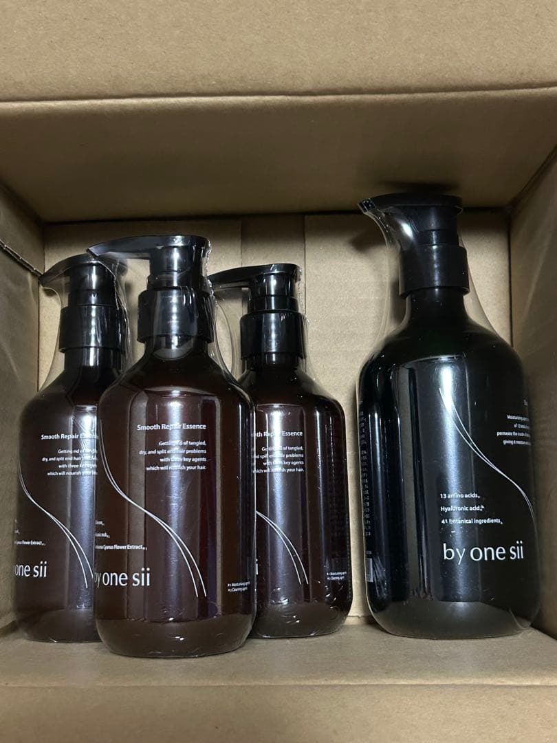 by one sii スムースリペアエッセンス、アミノシャンプー