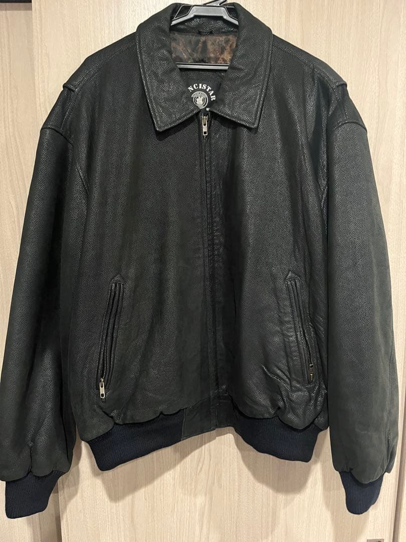 VINCISTAR レザージャケット　本革 MASONPRINCE 革ジャン ライダース オーバサイズビッグポケットPUレザー