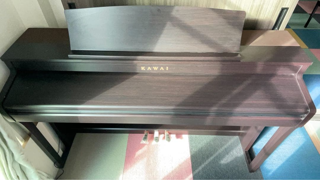 KAWAI 電子ピアノ ダークブラウン 3ペダル