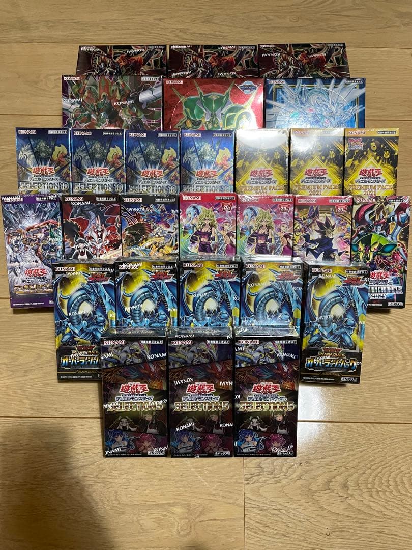 遊戯王OCG シュリンク付 未開封28BOX オーバーラッシュパック 他