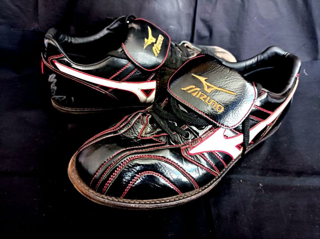 渡辺俊介 直筆サイン入り 実使用 スパイク ロッテ 支給品