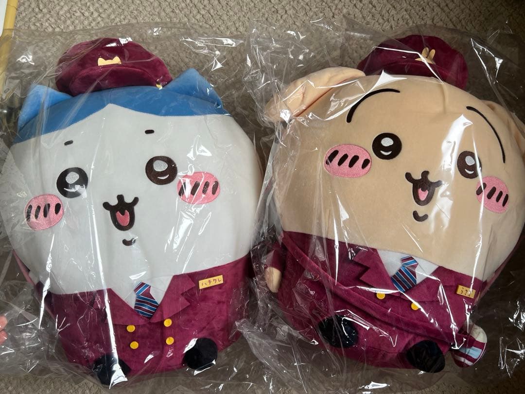 ちいかわ　阪急電車　BIGぬいぐるみ　受注生産　うさぎ　ハチワレ 3/26追記【2/29(木)AM10:00受注開始！】「ちいかわ×阪急電車」BIG