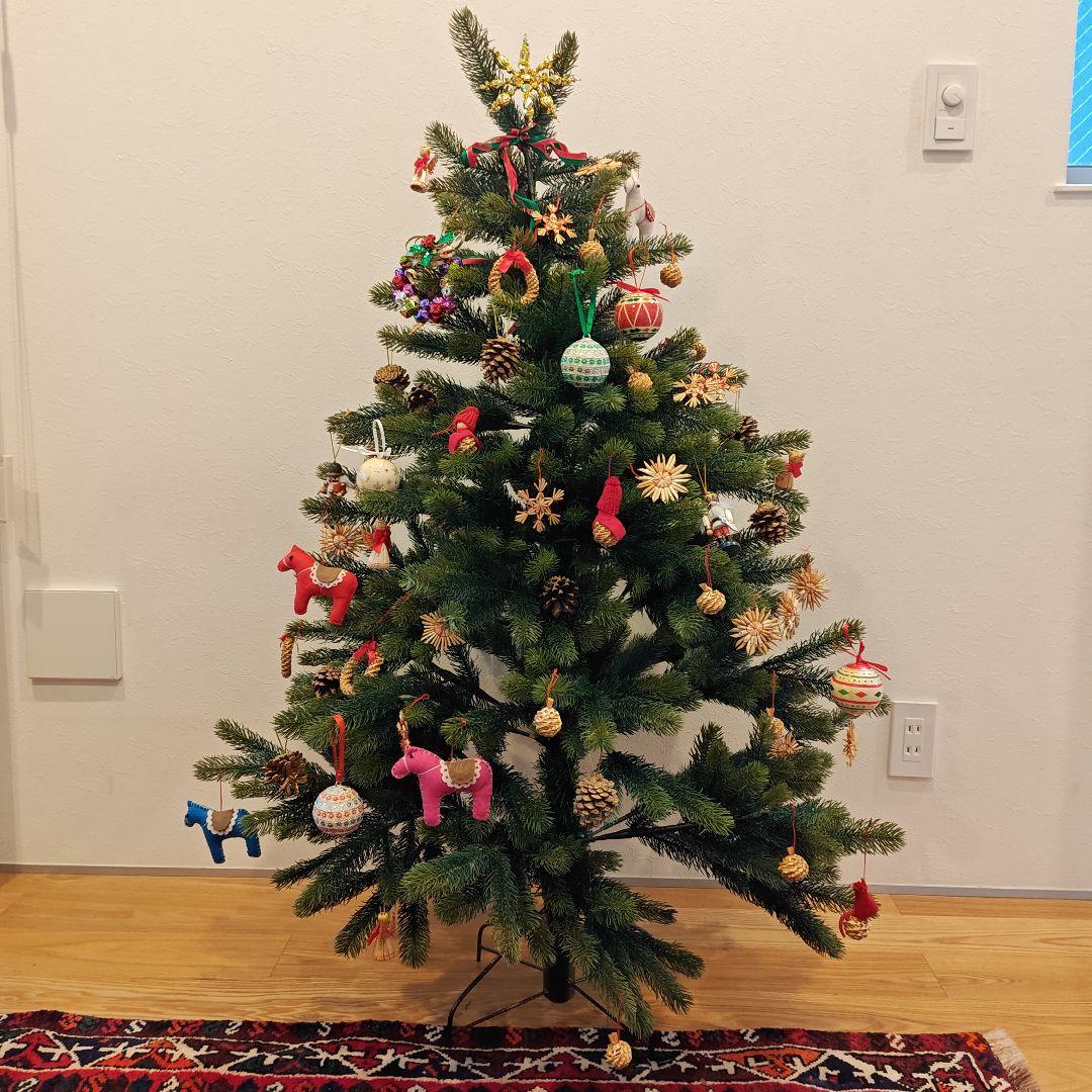 ★RSグローバルトレード社 クリスマスツリー 120cm オーナメントセット付き