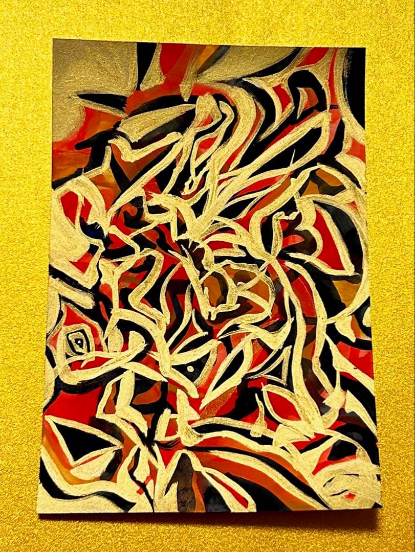 原画 アクリル画 ポストカードサイズ 絵 額装なし - メルカリ