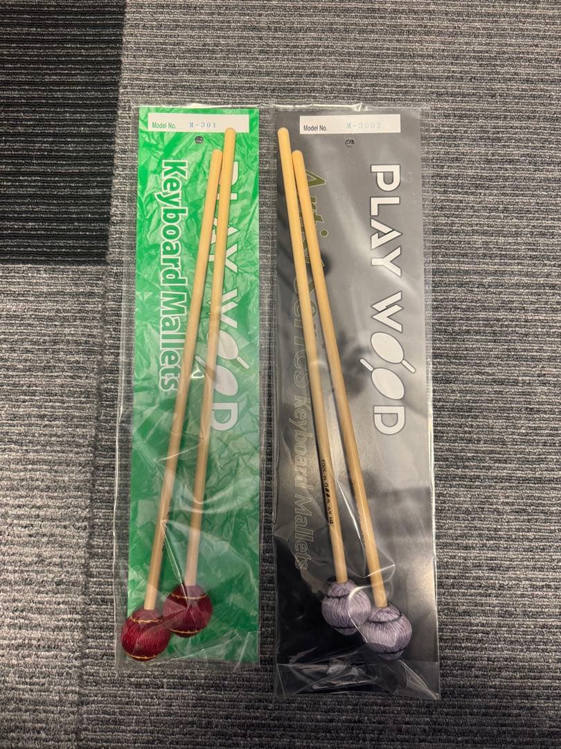 パーカッション・打楽器 PLAY WOOD M-301 M-3003 PLAYWOOD キーボードマレット M-3000シリーズ M-3003 菅原淳モデル