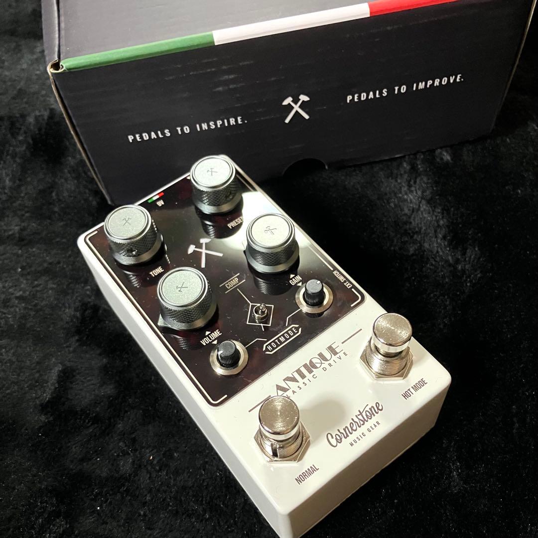 Cornerstone ANTIQUE V3 高級ブティックペダル 極美品 クラシックなTS系をインスパイアした2チャンネル・ドライブ・ペダル