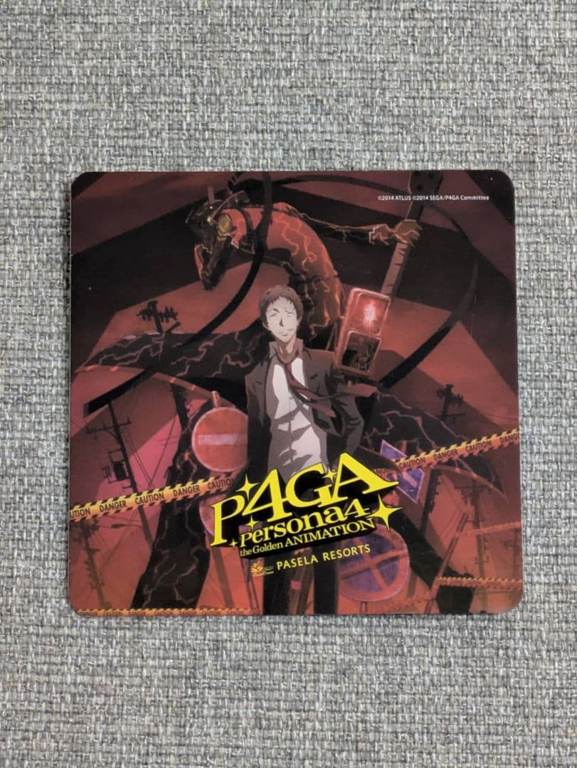 ペルソナ4 ペルソナ4GA パセラ コラボ コースター 足立透