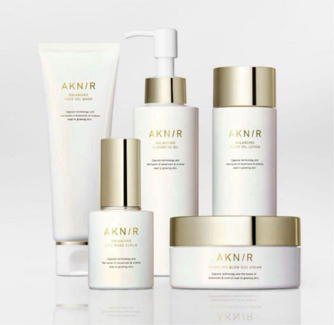 【新品未開封】アクニー　スキンケア5点セット　マスターパック　リポナノセラム アクニー スキンケア5点セット マスターパック - メルカリ