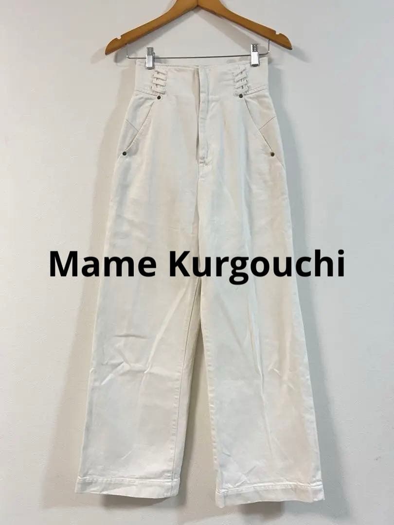 【希少】Mame Kurogouchi マメ クロゴウチ ホワイト デニム