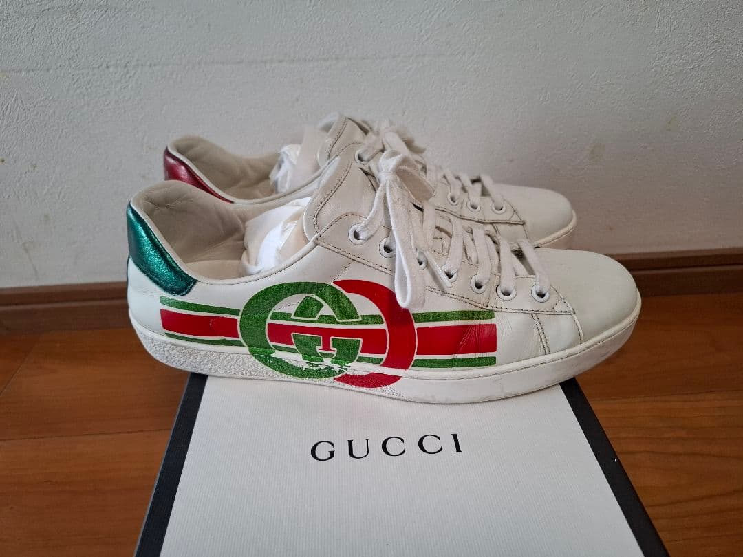 GUCCI 　グッチ　スニーカー 　２６cm〜27㎝