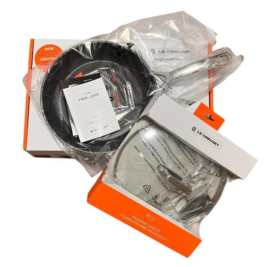 ル・クルーゼ Le Creuset 28cm フライパン 蓋付き