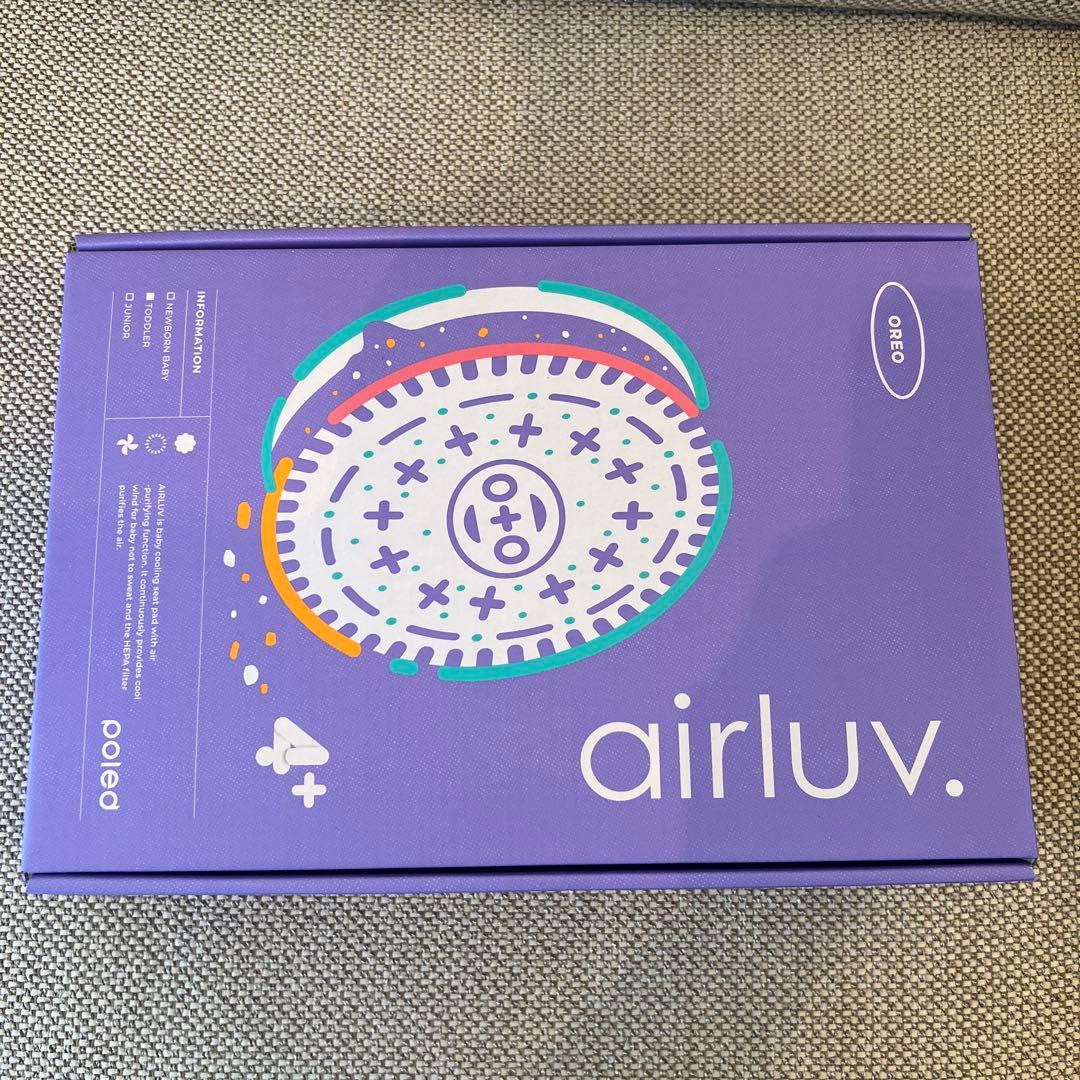 新品未開封airluv 4プラス オレオ クッキーアンドクリーム airluv4+ oreo | エアラブ4プラス オレオ 送風機付きクールシート