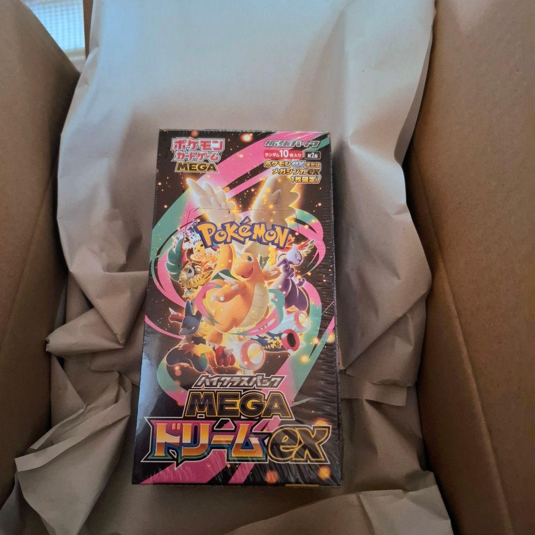 ポケモンカードゲーム MEGA ドリームEX 10パック入り シュリンク付き
