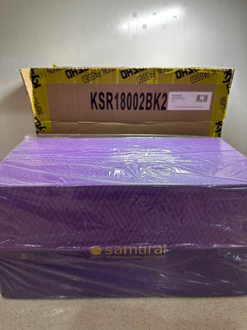 【新品未開封品】京商トヨタ センチュリー ドアミラー版 黒