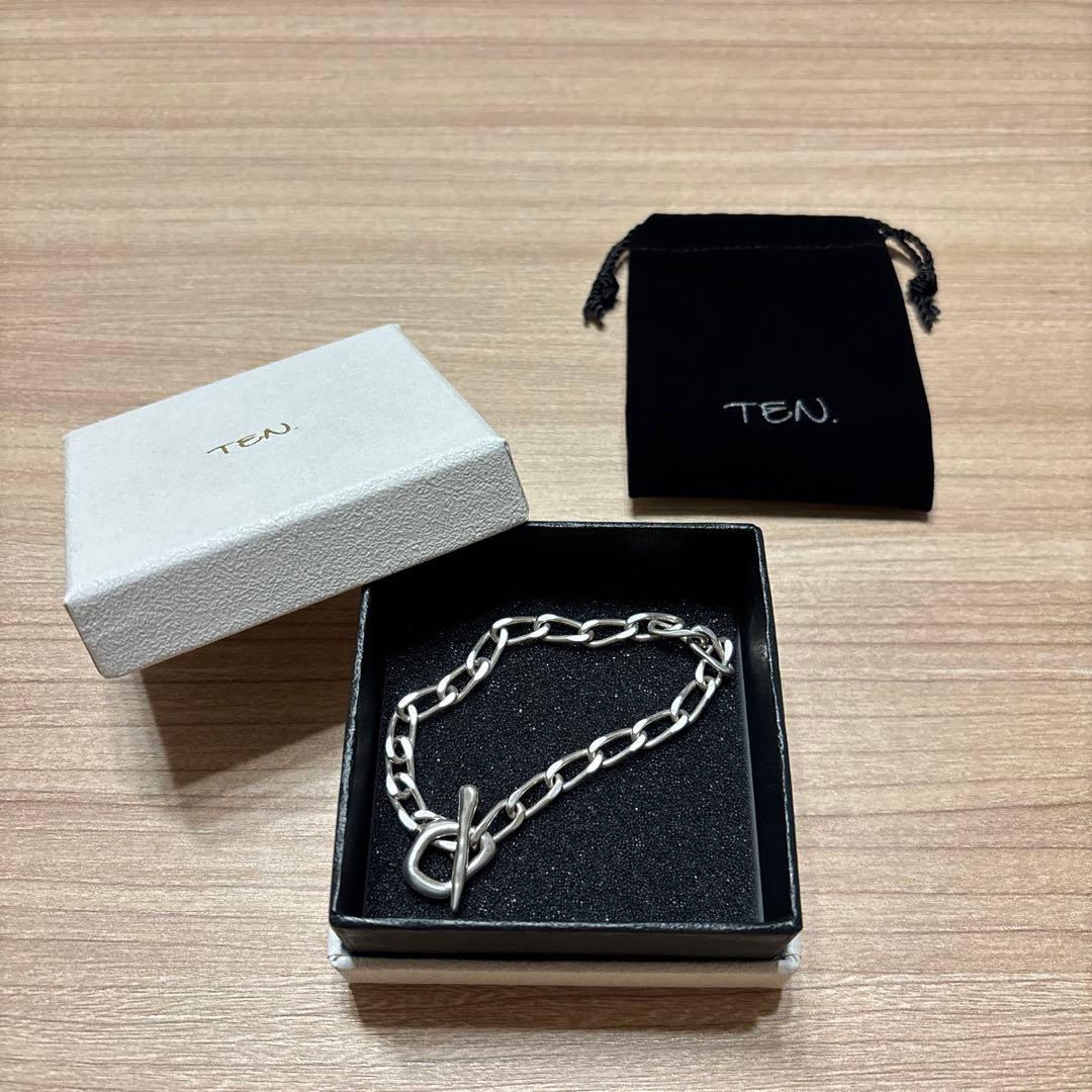 ten ブレスレット　SILVER925 メンズ レディース　シルバー