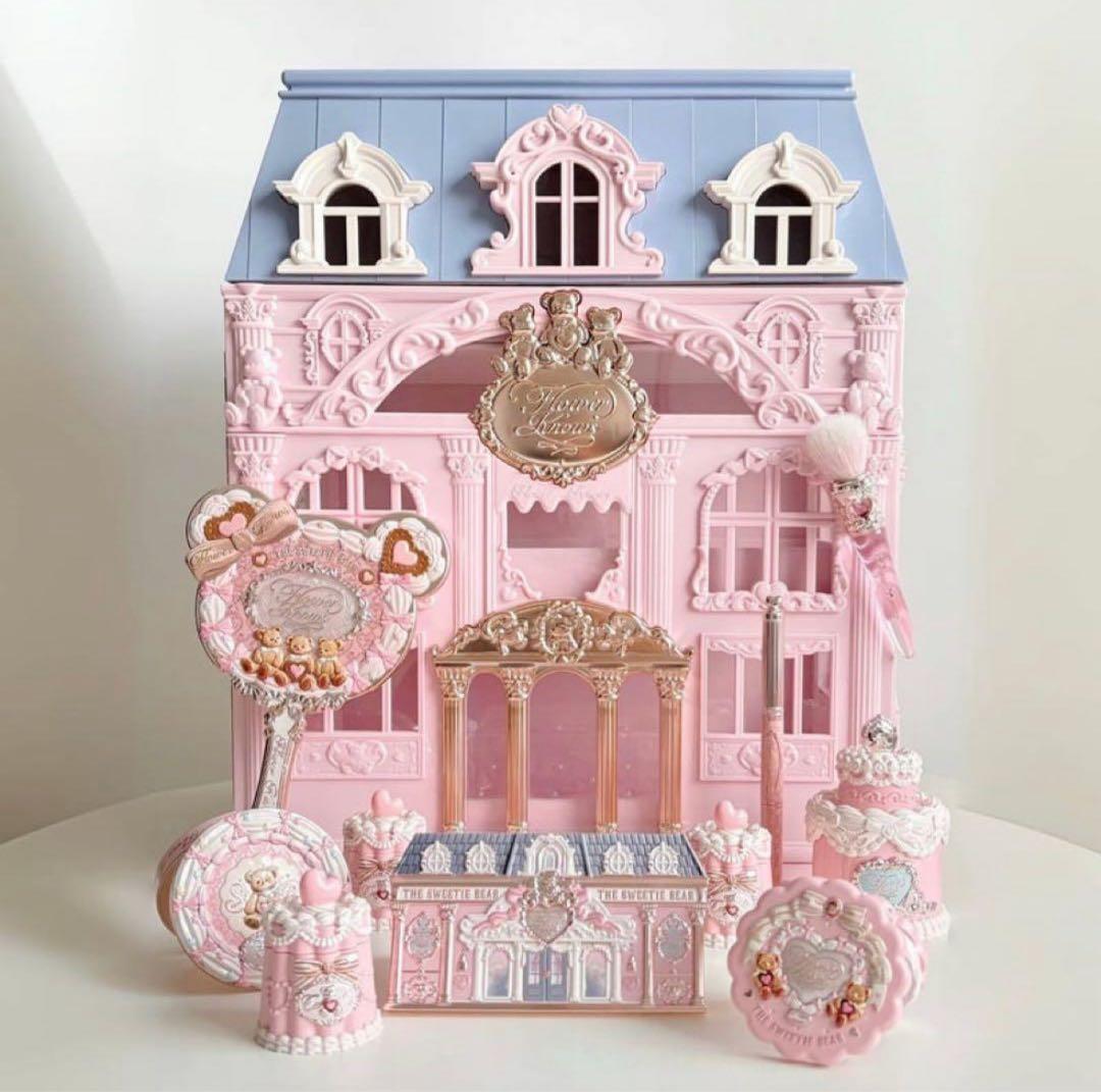 【即購入可】フラワーノーズ　スウィートベアコレクションボックスのみ 小物入れ ✨🧸くまちゃんは目が覚めたら、なんと魔法のスイーツの世界に！ ここ