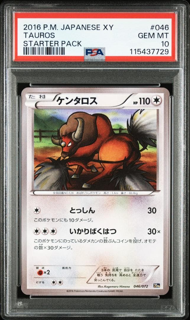 PSA10 ケンタロス 20th 世界3枚 2026年最新】ケンタロス psa10の人気アイテム - メルカリ