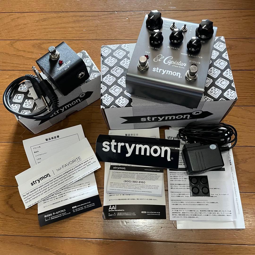 strymon El Capistan テープエコー、ディレイMINIスイッチ付 strymon | El Capistan（V2） | テープエコー・エミュレーター | 製品情報