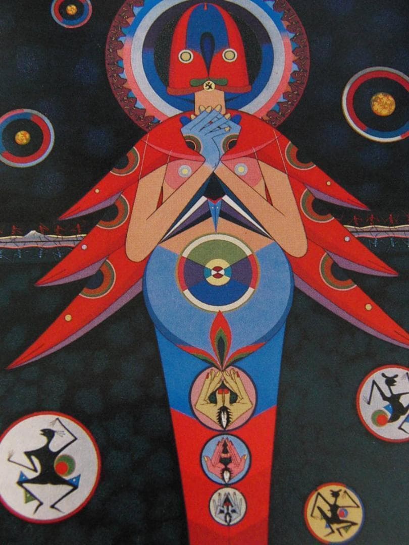 小牧源太郎、【金精融尊】、希少な額装用画集より、新品額装付、状態良好 小牧源太郎、【金精融尊】、希少な額装用画集より、新品額装付、状態