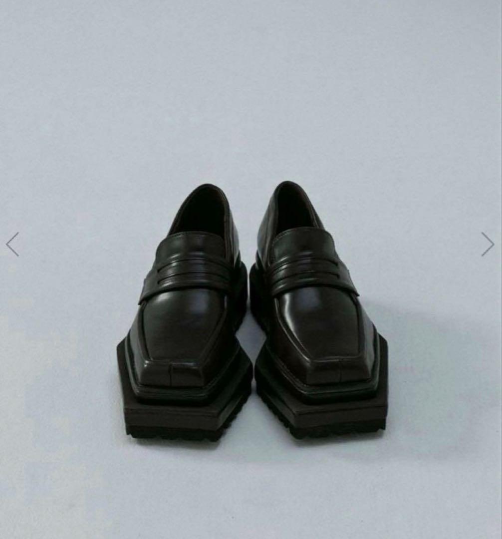 靴 meltthelady square loafer theredthread